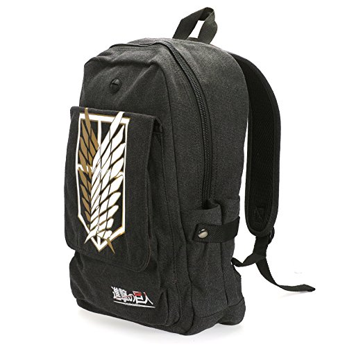 CoolChange Mochila de Tela de Ataque a los Titanes con Logo de la legión de reconocimiento CoolChange Mochila de Tela de Ataque a los Titanes con Logo de la legión de reconocimiento