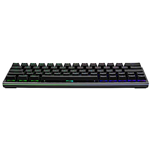 Cooler Master SK622 Teclado mecánico inalámbrico al 60% con interruptores de Perfil bajo, Teclas Nuevas y mejoradas y diseño de Aluminio Cepillado Cooler Master SK622 Teclado mecánico inalámbrico al 60% con interruptores de Perfil bajo, Teclas Nuevas y mejoradas y diseño de Aluminio Cepillado