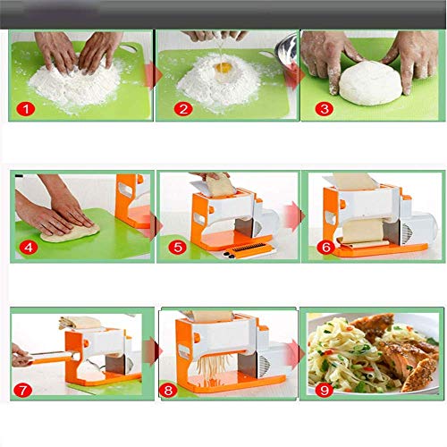COOLSHOPY Máquina de Pasta Multifunción Máquina de Pasta eléctrica de Doble Uso de 70W 220V Máquina de Fabricante de Pasta for el Cortador de Pasta casera (Color: Blanco, tamaño: 32x23x14cm) COOLSHOPY Máquina de Pasta Multifunción Máquina de Pasta eléctrica de Doble Uso de 70W 220V Máquina de Fabricante de Pasta for el Cortador de Pasta casera (Color: Blanco, tamaño: 32x23x14cm)