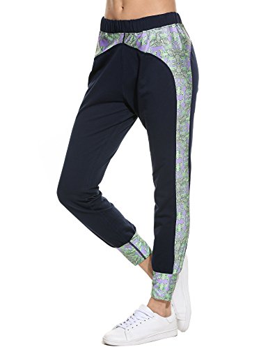 Coorun - Jersey de manga larga para mujer con capucha y pantalón de deporte, color negro 5139, XL