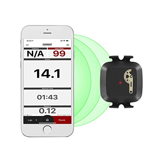 CooSpo Sensor de Velocidad o Cadencia RPM con Doble Módulo Bluetooth 4.0 Ant + para la Computadora de la Bici