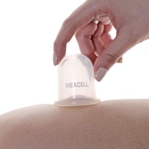 Copas Masaje Cuerpo Ventosa Silicona Anti Celulitis Eliminar Estrias Muslos Gluteos Abdomen Brazos Hombre y Mujer Masajeador Anticelulítico MEACELL