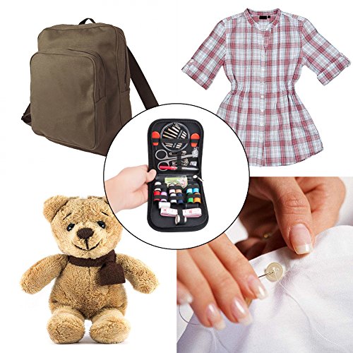 Coquimbo Kit de Costura con 72 Piezas Accesorios de Costura y Costurero Set de Costura Portátil Kit Costura para Adulto Chicas Niños y Principiantes Coquimbo Kit de Costura con 72 Piezas Accesorios de Costura y Costurero Set de Costura Portátil Kit Costura para Adulto Chicas Niños y Principiantes