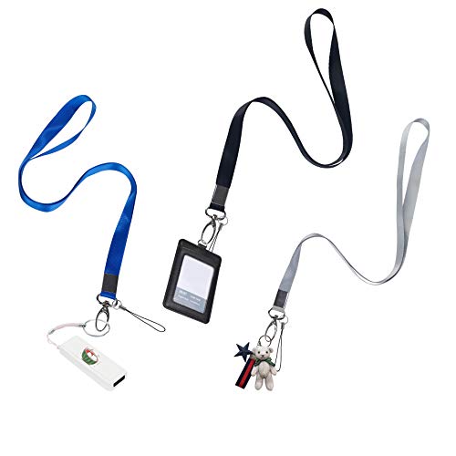Cordon Correa de Cuello Oficina Nylon con Cierre Ovalado Hebilla Desmontable para Los Teléfonos Celulares, IPod, Llaves, Tarjeta de Identificación para Exposición, Negocio, Estudiente(12pcs,47cm) Cordon Correa de Cuello Oficina Nylon con Cierre Ovalado Hebilla Desmontable para Los Teléfonos Celulares, IPod, Llaves, Tarjeta de Identificación para Exposición, Negocio, Estudiente(12pcs,47cm)