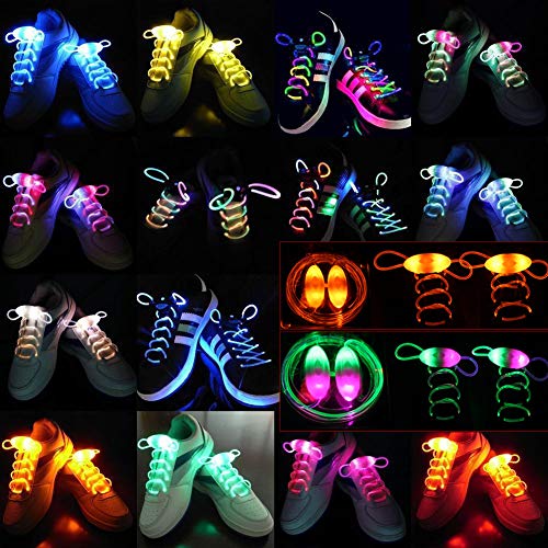 Cordones luminosos LED Flash Light Up luminosos para fiestas, discotecas, decoración, atléticos, deportivos, planos (rosa) Cordones luminosos LED Flash Light Up luminosos para fiestas, discotecas, decoración, atléticos, deportivos, planos (rosa)