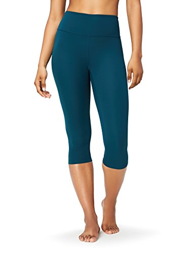 Core 10 – Mallas capri «Spectrum» para practicar yoga de cintura alta para mujer, tallas XS–3X, 48,26 cm, Azul (marine), US XS (EU XS-S)