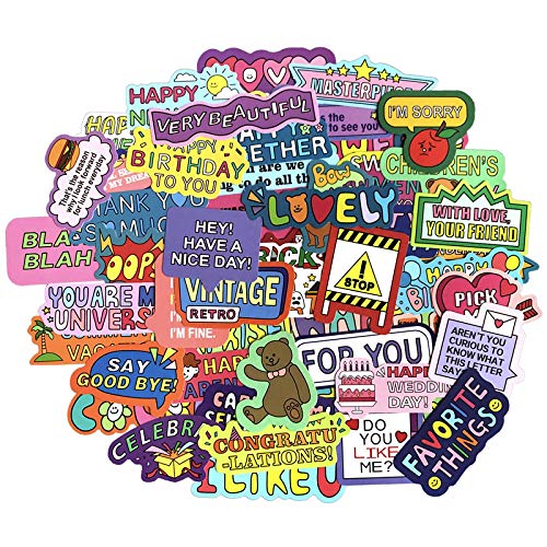 Coreano papelería estilo Inglés alfabeto portátil maleta ipad taza de agua mano libro mayor etiqueta engomada 50PCS Coreano papelería estilo Inglés alfabeto portátil maleta ipad taza de agua mano libro mayor etiqueta engomada 50PCS