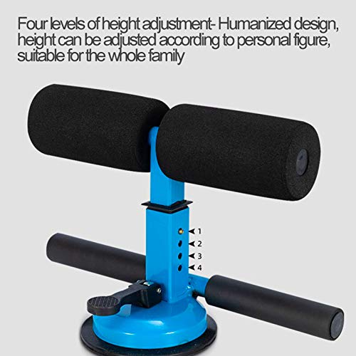 Coriver Barra de abdominales portátil, ventosas grandes mejoradas, dispositivo auxiliar de barra de asiento con bucle expansor de pecho en forma de 8 para flexiones, equipo de fitness doméstico Coriver Barra de abdominales portátil, ventosas grandes mejoradas, dispositivo auxiliar de barra de asiento con bucle expansor de pecho en forma de 8 para flexiones, equipo de fitness doméstico