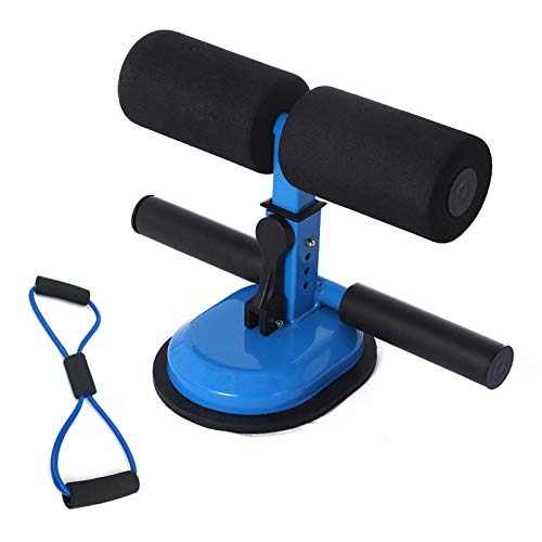 Coriver Barra de abdominales portátil, ventosas grandes mejoradas, dispositivo auxiliar de barra de asiento con bucle expansor de pecho en forma de 8 para flexiones, equipo de fitness doméstico Coriver Barra de abdominales portátil, ventosas grandes mejoradas, dispositivo auxiliar de barra de asiento con bucle expansor de pecho en forma de 8 para flexiones, equipo de fitness doméstico