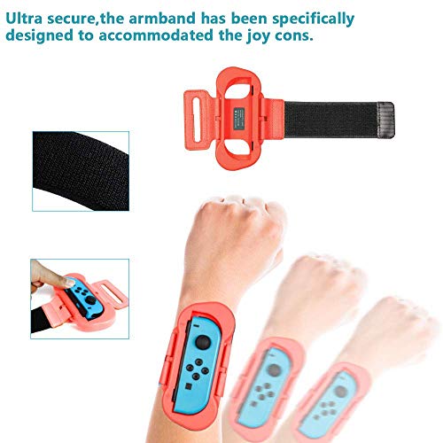 Correa de Muñeca Compatible con Joy-con Nintendo Switch Just Dance 2021 2020 2019 2018, Banda de Muñeca Elástica Cómoda de 2 Tamaños Diferentes Ajustable para Adultos y Niños - Kit de 2pzs Correa de Muñeca Compatible con Joy-con Nintendo Switch Just Dance 2021 2020 2019 2018, Banda de Muñeca Elástica Cómoda de 2 Tamaños Diferentes Ajustable para Adultos y Niños - Kit de 2pzs