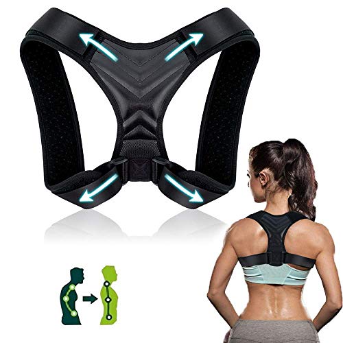 Corrector de Postura, Corrector de Postura Espalda y Hombro para Hombre y Mujer Transpirable, Talla Asjustable Faja Espalda Recta Soporte Corrector de Postura, Corrector de Postura Espalda y Hombro para Hombre y Mujer Transpirable, Talla Asjustable Faja Espalda Recta Soporte