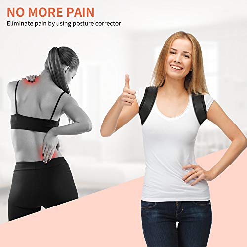 Corrector de Postura, Corrector de Postura Espalda y Hombro para Hombre y Mujer Transpirable, Talla Asjustable Faja Espalda Recta Soporte