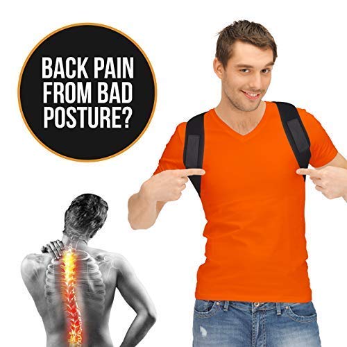 Corrector de Postura para Hombres y Mujeres, Órtesis para Parte Superior de Espalda para Soporte de Clavícula, Enderezador de Espalda Ajustable y Brinda Alivio al Dolor de Cuello, Espalda y Hombro Corrector de Postura para Hombres y Mujeres, Órtesis para Parte Superior de Espalda para Soporte de Clavícula, Enderezador de Espalda Ajustable y Brinda Alivio al Dolor de Cuello, Espalda y Hombro