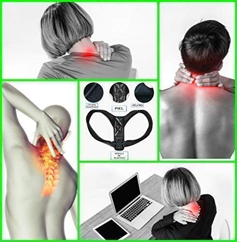 Corrector de Postura Recta Hombro, Correccion Enderezar Espalda, Protector Inmovilizador Clavicula, Reduccion Dolor Cuello para Hombre y Mujer Ejercicio Fitness Gimnasio 