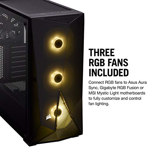 Corsair Carbide Spec-Delta - Chasis de semitorre para Juegos RGB, cristal templado, negro Corsair Carbide Spec-Delta - Chasis de semitorre para Juegos RGB, cristal templado, negro