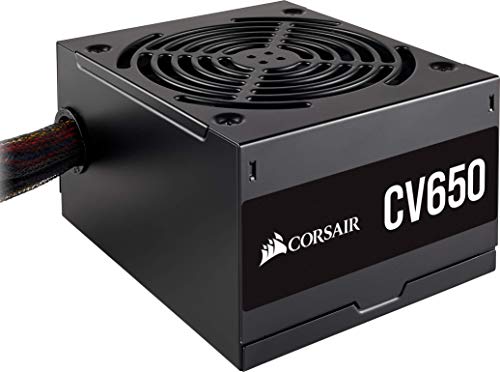Corsair CV650 No Modular, CV Series, Certificación de Eficiencia 80 Plus Bronze, 650 Watt Fuente de Alimentación, Color Negro Corsair CV650 No Modular, CV Series, Certificación de Eficiencia 80 Plus Bronze, 650 Watt Fuente de Alimentación, Color Negro