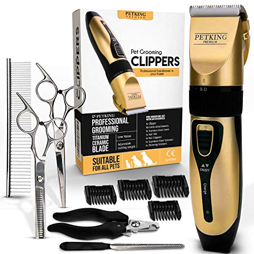 Cortapelos Perros Profesional Maquina Cortar Pelo Perros Esquiladora Perro Pelo Largo Corta Pelo para Perro Maquina de Pelar Perros Cortador de Pelo para Perros Mascotas Gatos Dog Hair Clipper