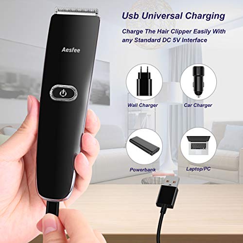 Cortapelos Profesional Hombre Cortadora de Pelo Eléctrico con Cuchillas de Acero Inoxidable, Cortapelo de Barba Maquina Cortar Pelo Recargable Recortadora de Pelos for Hombres Cortapelos Profesional Hombre Cortadora de Pelo Eléctrico con Cuchillas de Acero Inoxidable, Cortapelo de Barba Maquina Cortar Pelo Recargable Recortadora de Pelos for Hombres