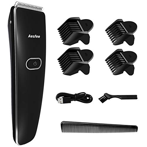 Cortapelos Profesional Hombre Cortadora de Pelo Eléctrico con Cuchillas de Acero Inoxidable, Cortapelo de Barba Maquina Cortar Pelo Recargable Recortadora de Pelos for Hombres