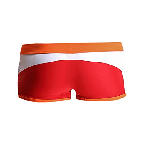 Cortos de Verano para Hombre Deportes acuáticos bañadores de natación Bodybuilding Shorts Moda Sexy Cintura Baja Pantalones Deportivos para Hombre con cordón MMUJERY
