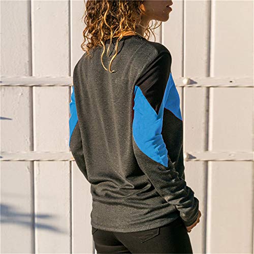Costura Color De Contraste Cuello Redondo Manga Larga Camiseta Mujer Top,Belasdla Mujer Camisas Mujer Verano Elegantes Casual Mujer Mang A Costura De ImpresióN De Manga Costura Color De Contraste Cuello Redondo Manga Larga Camiseta Mujer Top,Belasdla Mujer Camisas Mujer Verano Elegantes Casual Mujer Mang A Costura De ImpresióN De Manga