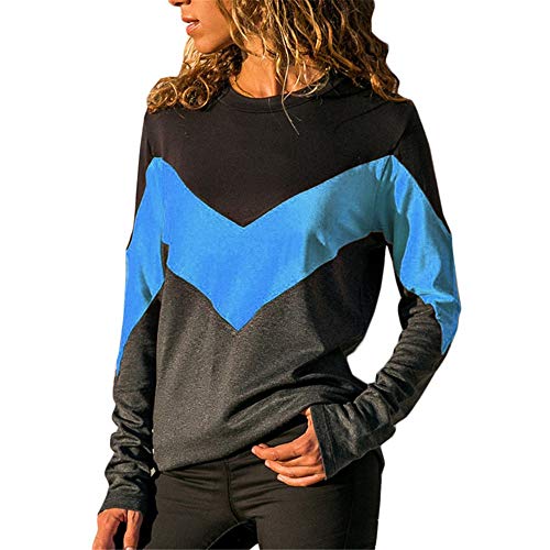 Costura Color De Contraste Cuello Redondo Manga Larga Camiseta Mujer Top,Belasdla Mujer Camisas Mujer Verano Elegantes Casual Mujer Mang A Costura De ImpresióN De Manga Costura Color De Contraste Cuello Redondo Manga Larga Camiseta Mujer Top,Belasdla Mujer Camisas Mujer Verano Elegantes Casual Mujer Mang A Costura De ImpresióN De Manga
