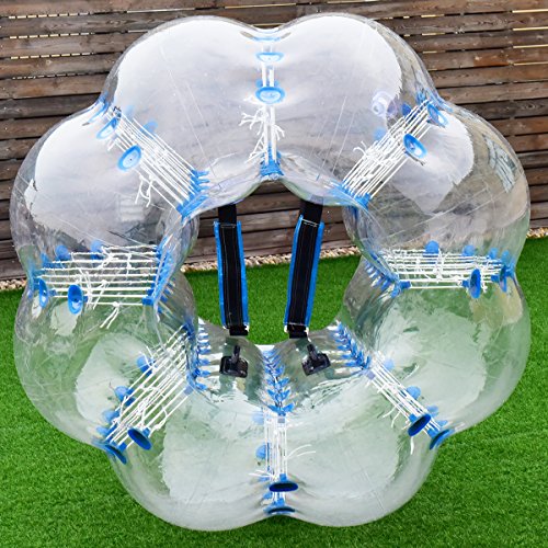 COSTWAY Pelota inflable de fútbol de fútbol de fútbol de 1,5 m (azul)