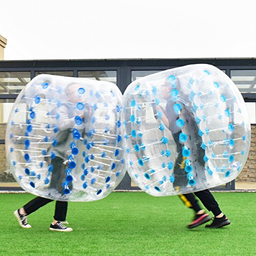 COSTWAY Pelota inflable de fútbol de fútbol de fútbol de 1,5 m (azul)