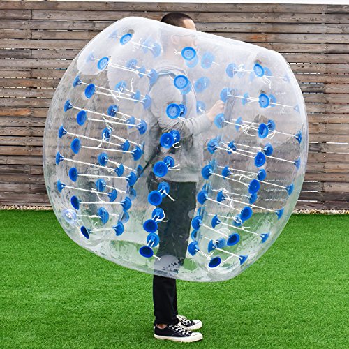 COSTWAY Pelota inflable de fútbol de fútbol de fútbol de 1,5 m (azul)