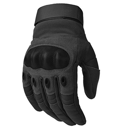 COTOP Guantes de moto, guantes de pantalla táctil de nudillos duros Guantes de motocicleta ATV Riding Full Finger Motocicleta Bicicleta Bicicleta Ciclismo Guantes deportivos para hombres