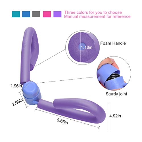 COVVY Thigh Master - Tóner de Muslo para ejercitar Muslos, piernas, Brazos, Pecho, Culturismo, pérdida de Peso, Equipo de Entrenamiento para el Gimnasio en casa (Púrpura) COVVY Thigh Master - Tóner de Muslo para ejercitar Muslos, piernas, Brazos, Pecho, Culturismo, pérdida de Peso, Equipo de Entrenamiento para el Gimnasio en casa (Púrpura)