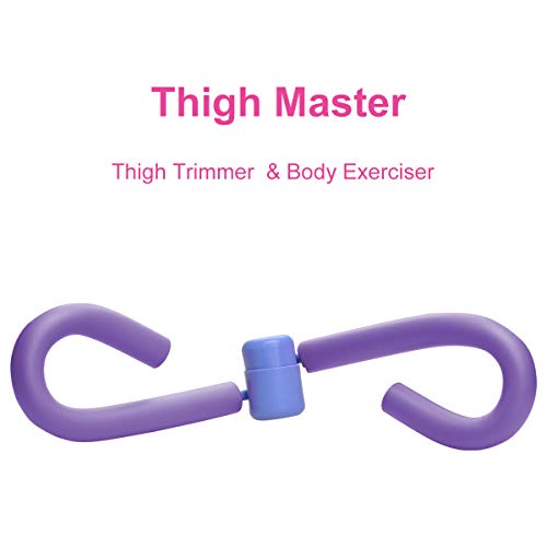 COVVY Thigh Master - Tóner de Muslo para ejercitar Muslos, piernas, Brazos, Pecho, Culturismo, pérdida de Peso, Equipo de Entrenamiento para el Gimnasio en casa (Púrpura) COVVY Thigh Master - Tóner de Muslo para ejercitar Muslos, piernas, Brazos, Pecho, Culturismo, pérdida de Peso, Equipo de Entrenamiento para el Gimnasio en casa (Púrpura)