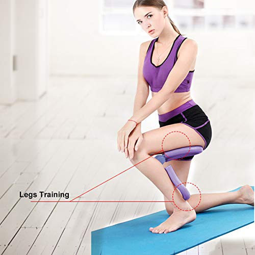 COVVY Thigh Master - Tóner de Muslo para ejercitar Muslos, piernas, Brazos, Pecho, Culturismo, pérdida de Peso, Equipo de Entrenamiento para el Gimnasio en casa (Púrpura)