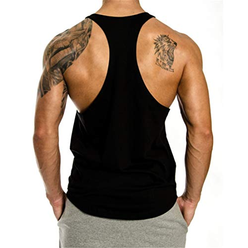 COWBI Chaleco para Hombres Impresión Deportivo Camiseta Sin Mangas de Tirante Sudadera Gimnasio Músculo Formación Túnica Tank Top COWBI Chaleco para Hombres Impresión Deportivo Camiseta Sin Mangas de Tirante Sudadera Gimnasio Músculo Formación Túnica Tank Top