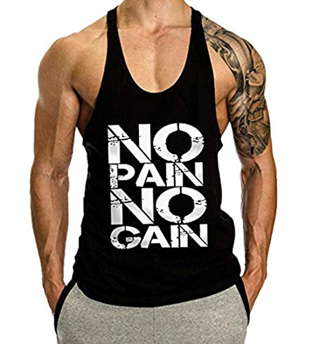COWBI Chaleco para Hombres Impresión Deportivo Camiseta Sin Mangas de Tirante Sudadera Gimnasio Músculo Formación Túnica Tank Top COWBI Chaleco para Hombres Impresión Deportivo Camiseta Sin Mangas de Tirante Sudadera Gimnasio Músculo Formación Túnica Tank Top