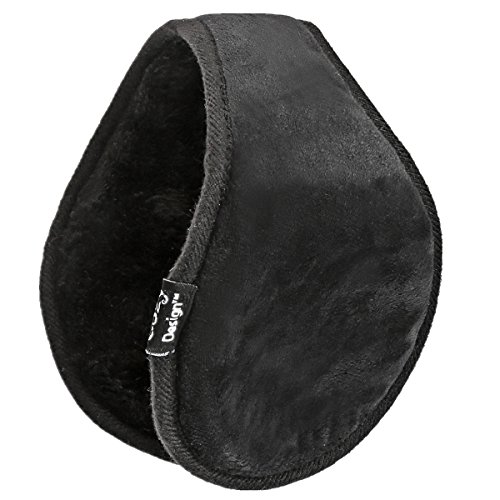 Cozy Design - Orejeras de punto ajustables de invierno para mujer - Negro - Talla única Cozy Design - Orejeras de punto ajustables de invierno para mujer - Negro - Talla única