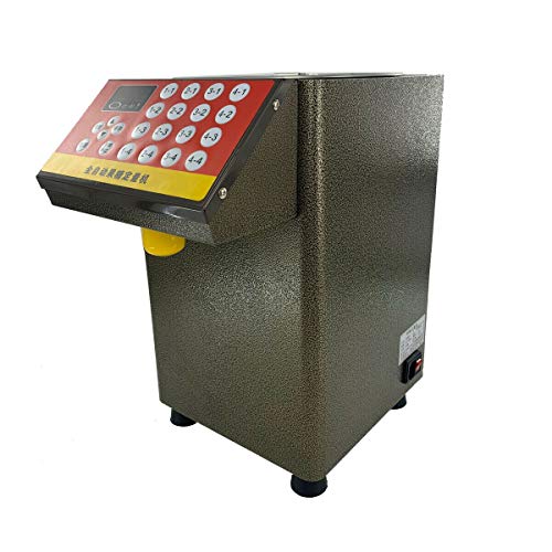 Cozyel Dispensador de jarabe de 16 teclas Máquina dosificadora de fructosa totalmente automática Cuantificación precisa Fábrica de panadería Bebidas (9L, 220V / 50HZ)