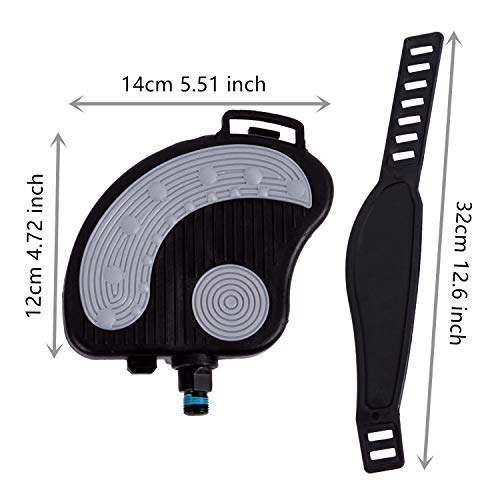 COZYROOMY Pedales de Bicicleta Estática con Correa Ajustable para Pedales de Bicicleta Estática de Interior para husillos de 9/16 Pulgadas 6 Meses de Garantía COZYROOMY Pedales de Bicicleta Estática con Correa Ajustable para Pedales de Bicicleta Estática de Interior para husillos de 9/16 Pulgadas 6 Meses de Garantía