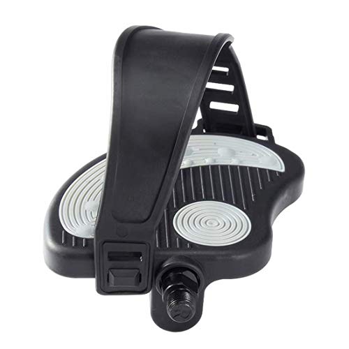 COZYROOMY Pedales de Bicicleta estática con Correa Ajustable para Pedales de Bicicleta estática de Interior para Todos los husillos de 9/16 y 1/2 Pulgada. 6 Meses de Garantia (1/2) COZYROOMY Pedales de Bicicleta estática con Correa Ajustable para Pedales de Bicicleta estática de Interior para Todos los husillos de 9/16 y 1/2 Pulgada. 6 Meses de Garantia (1/2)