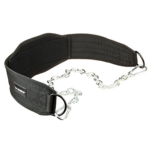C.P. Sports 38755 - Cinturón de Entrenamiento con Cadena (Talla única, 82 cm), Color Negro