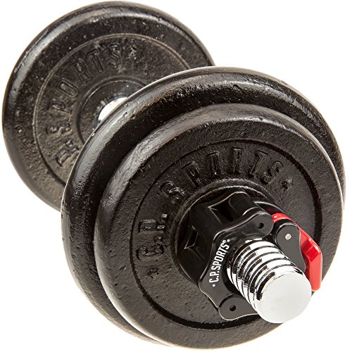 C.P. Sports - Barras de musculación de 30 mm, incluye barra larga, barra corta, barra z o curvada con cerradura con mancuernas, 115-220 cm, cromada y moleteada, Cierre de sujeción. C.P. Sports - Barras de musculación de 30 mm, incluye barra larga, barra corta, barra z o curvada con cerradura con mancuernas, 115-220 cm, cromada y moleteada, Cierre de sujeción.