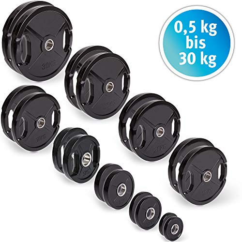 CPSports - Pesas de gimnasia antideslizantes (0,5 kg, 0,75 kg, 1,0 kg, 1,5  kg, 2,0 kg, 2,5 kg, 3,0 kg, 4 kg, 5 kg, 6 kg, 8 kg, 10 kg, de vinilo)