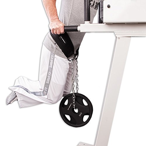 C.P. Sports Trainings Dip - Cinturón para dip (cadena larga, talla única), color negro o rojo C.P. Sports Trainings Dip - Cinturón para dip (cadena larga, talla única), color negro o rojo