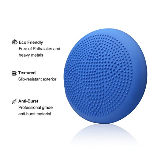 CPOKOH Cojin Equilibrio, Cojines de Equilibrio Usado para Entrenamiento del/Balance Rehabilitación/Ejercicios de Espalda/Gimnasio/Yoga/Cojín. (35cm,Azul) CPOKOH Cojin Equilibrio, Cojines de Equilibrio Usado para Entrenamiento del/Balance Rehabilitación/Ejercicios de Espalda/Gimnasio/Yoga/Cojín. (35cm,Azul)