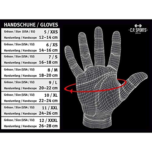 C.P.Sports Guantes Power All Fitness – Guantes de entrenamiento lavables para culturismo, deportes de fuerza, fitness, crossfit, ciclismo, deportes, color rosa S C.P.Sports Guantes Power All Fitness – Guantes de entrenamiento lavables para culturismo, deportes de fuerza, fitness, crossfit, ciclismo, deportes, color rosa S