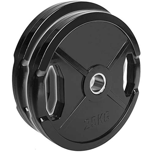 C.P.Sports - Juego de discos para pesas (revestidos de goma, 0,5-25 kg, 50 mm, con agujeros para agarrar), Set 1 - 30 kg. C.P.Sports - Juego de discos para pesas (revestidos de goma, 0,5-25 kg, 50 mm, con agujeros para agarrar), Set 1 - 30 kg.