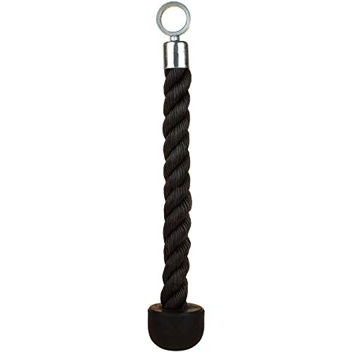 C.P.Sports One Hand Triceps Rope + Carabiner, Bodybuilding Fitness Strength Training Gym Accessories C.P.Sports One Hand Triceps Rope + Carabiner, Bodybuilding Fitness Strength Training Gym Accessories