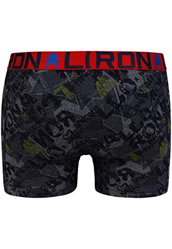 CR7 Cristiano Ronaldo - Boys - Bóxers Ajustados para niños - Pack de 2 - Gris/Combinación (524) - tamaño 116/128 (4-6 años) (CR7-JBS-8400-51-524-116/128) CR7 Cristiano Ronaldo - Boys - Bóxers Ajustados para niños - Pack de 2 - Gris/Combinación (524) - tamaño 116/128 (4-6 años) (CR7-JBS-8400-51-524-116/128)