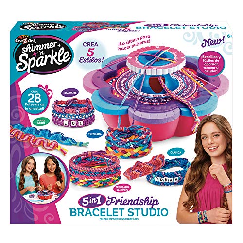 Cra-Z-Art - Estudio de pulseras 5 en 1 Shimmer'n Sparkle(46290) Cra-Z-Art - Estudio de pulseras 5 en 1 Shimmer'n Sparkle(46290)