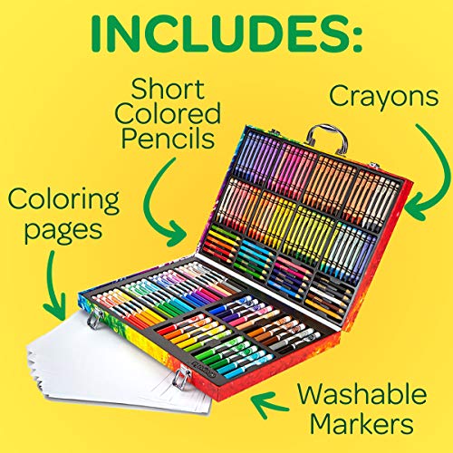 Crayola Inspiration art case - Kit de manualidades para niños (Lápiz de color, Lápiz, Rotulador), 140 piezas , Modelos/colores Surtidos, 1 Unidad Crayola Inspiration art case - Kit de manualidades para niños (Lápiz de color, Lápiz, Rotulador), 140 piezas , Modelos/colores Surtidos, 1 Unidad